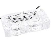 Alphacool 13312 Eisdecke D5 Dual Plexi rehausse Refroidissement par Eau Pompes