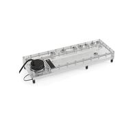 Alphacool 14576 Plaque Froide Acrylique Transparente 145x420x42mm, 2 Ports ARGB, Connecteurs 3-Pin JST + 3-Pin, Filetage 1/4", 5V RGB