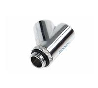 Alphacool 17062 Connecteur Y à 45° - Rotatif - 1/4" 2X Femelle/Mâle - Chrome Refroidissement par Eau Raccords