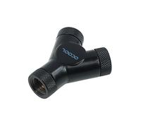 Alphacool - 17066 - Accessoires Robinet Accessoire (Noir, Laiton, 4.6 cm, 1.8 cm.)