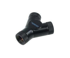 Alphacool - 17066 - Accessoires Robinet Accessoire (Noir, Laiton, 4.6 cm, 1.8 cm.)