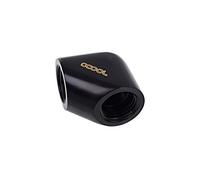 Eiszapfen L-connector G1/4 inner thread to G1/4 inner thread - Adaptateur de raccordement du système de refroidissement par liquide - noir profond,