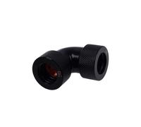 Alphacool Raccord HT à 90° 16 mm AD vers 16 mm AD Hardtube Noir 17298