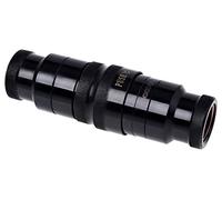 Alphacool 17370 Eiszapfen HF Connecteur Valve 3/8 IG - Quick Coupling Kit avec Double Connecteur G1/4 - prdeond Noir Refroidissement par Eau Raccords