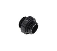 Alphacool 17399 Eiszapfen Mamelon Double G1/4 AG sur G1/4 AG - prdeond Noir Refroidissement par Eau Raccords
