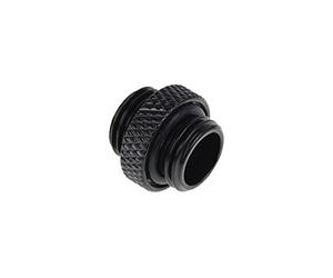 Alphacool 17399 Eiszapfen Mamelon Double G1/4 AG sur G1/4 AG - prdeond Noir Refroidissement par Eau Raccords