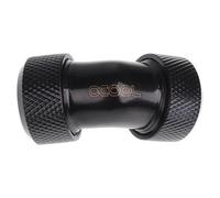 Alphacool Raccord Eiszapfen 17403 – 45° à compression pour tube Ø13 mm – Noir