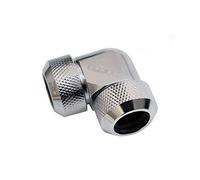Alphacool 17410 Eiszapfen 13mm durtuyau raccord à Compression 90° L-connecteur pour Plexi- tuyaus en Laiton - Chrome Refroidissement par Eau Raccords