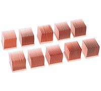 Alphacool 17427 GPU RAM Copper Heatsinks Lot de 10 refroidisseurs passifs à air 14 x 14 mm
