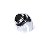 Alphacool 17591 Adaptateur d'angle 45° G1/4 AG vers G1/4 IG - Raccord chromé pour Refroidissement à Eau