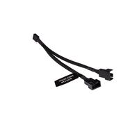 Alphacool 18676 - Câble Diviseur RGB 4-Pin 150mm - Connectique Système de Refroidissement PC - Noir - Matériau Plastique