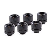 Alphacool Connecteur de refroidissement à eau 22,2 mm Noir – Compatible PC et console