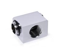 Alphacool Adaptateur à profil bas 90 degrés G1/4" AG vers G1/4" IG Connecteur coudé de refroidissement à eau