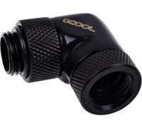 Alphacool Adaptateur Coudé 90° Tournant G1/4 M vers G1/4 F - Noir