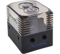 Alphacool Eisstation DDC Noir, Translucide - Réservoir de Refroidissement à Eau - 250 ml - Compatible avec Alphacool DDC-1T - 13 x 82 x 89 mm - Pour Ordinateur et Serveur