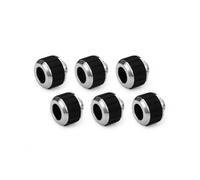 Alphacool Apex 14927 Lot de 6 raccords de refroidissement à eau 13 mm G1/4 Chrome