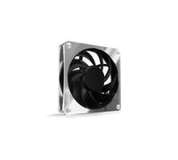 Alphacool Apex Stealth Metall Ventilateur 120mm Chrome 400-3000 tr/min 198.597 m³/h (116.89 CFM) HDB PWM 4-Pin pour Boitier PC