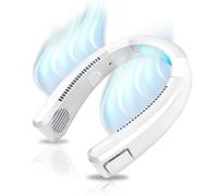 AlphaCool Climatiseur portable pour le cou - Dispositif de refroidissement du cou et du visage avec batterie rechargeable - Design sans pales - Bleu