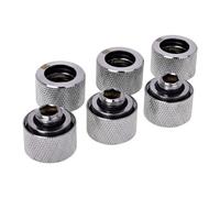 Alphacool Compatible Eiszapfen Ht 16/13 G1/4 Sixp. Chrome, Sixpack