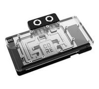 Alphacool Core RX 9070 XT Steel Legend Bloc d'eau avec plaque arrière