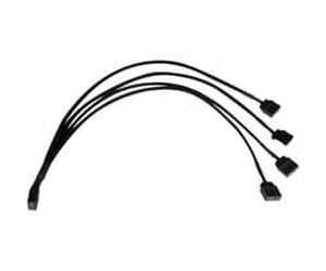 Alphacool Diviseur en Y aRGB 3 broches vers 4x 3 broches, 30 cm, Câble en Y
