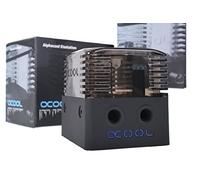 Alphacool Eisstation DDC Noir, Translucide - Réservoir de Refroidissement à Eau - 250 ml - Compatible avec Alphacool DDC-1T - 13 x 82 x 89 mm - Pour Ordinateur et Serveur