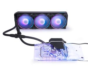 Alphacool Eiswolf 2 AIO Carte graphique Refroidisseur de liquide tout-en-un 12 cm Noir, Transparent 1 pièce(s)