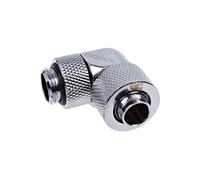 Alphacool Eiszapfen 13/10mm raccord à compression 90° tournant G1/4 - Chrome