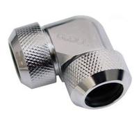 Alphacool Raccord à compression Eiszapfen 17410 13 mm 90° L pour tuyaux plexi - laiton chromé