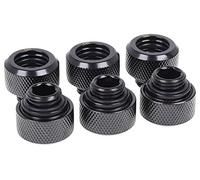 Alphacool Eiszapfen 13mm Ht Tülle 6/p Bk G1/4 Deep Black Sixpack -
