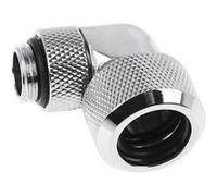 Alphacool Eiszapfen 16 mm HardTube compression fitting 90° rotatable G1/4 - Raccord à angle de compression de système de refroidissement liquide - chrome G