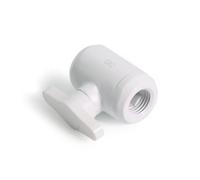 Alphacool Eiszapfen 2 Wege Kugelhahn G1/4 - White""