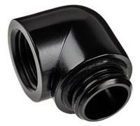 Alphacool Eiszapfen Adapter 90 Grad G1/4 Zoll AG Auf G1/4 Zoll IG - Schwarz