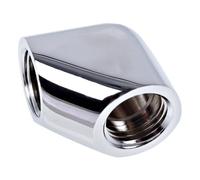Alphacool Eiszapfen Connector Series L-connector - Raccord pour système de refroidissement par liquide - nickel argenté