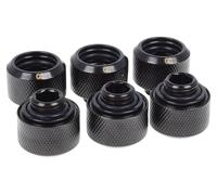 Alphacool Eiszapfen HardTube 16mm - Raccord de compression du système de refroidissement par liquide - noir profond (pack de 6)