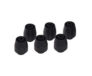 Alphacool - Embout Métal Droit 1/4" pour Tuyau 7,6/12,7mm - TPV Droit - Jeu de 6 - Noir