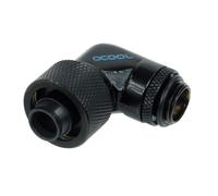 Alphacool HF 16/10 Pièce de Couplage Tournante 90° G1/4 - Noir Profond