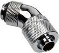 Alphacool HF Raccord 45 degrés G1/4 pouce M sur 13/10mm - pivotant, chrome argent