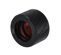 Alphacool HT Anschluss gerade G1/4 Zoll AG Auf 16 mm AD Tube Dur Noir