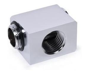Alphacool Low Profile Adapter 90 Degres G1/4 Pouces AG sur G1/4 Pouces IG - drehbar - Chromé G