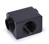 Alphacool Low Profile ES Connecteur en L rotatif G1/4 AG vers G1/4 IG - Deep Black