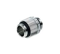 Alphacool Raccord 17032, Laiton Chromé, Filetage 1/4", Largeur 18mm, Profondeur 23.7mm, pour Système Refroidissement Liquide