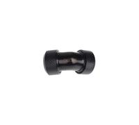 Alphacool Raccord 17403 Laiton Noir, Angle 45°, 2 Connecteurs, pour Système de Refroidissement Liquide, Dimensions 20x46x33mm