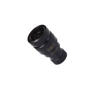 Alphacool Raccord 17457 Laiton Noir G 1/4" pour Système de Refroidissement, Diamètre 24mm, Profondeur 42mm, Poids 65g