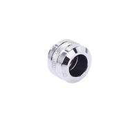 Alphacool Raccord 17470 Laiton Chrome Filetage 1/4" pour Système de Refroidissement PC, Hauteur 20mm, Poids 23g
