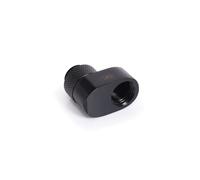 Alphacool Raccord 17601 - Laiton Noir - Filetage 1/4" - Pour Systèmes de Refroidissement PC - Conditionnement Boîte - 1 Pièce