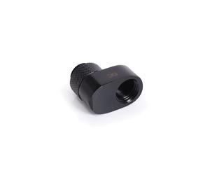 Alphacool Raccord 17601 - Laiton Noir - Filetage 1/4" - Pour Systèmes de Refroidissement PC - Conditionnement Boîte - 1 Pièce