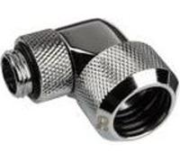 Alphacool Raccord Glaçon 90 degrés G1/4 pouce M sur 16mm AD Hardtube - pivotant, argent brillant
