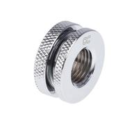 Alphacool Raccord Passe-Cloison version courte 1/4" - Chrome