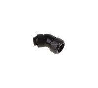 Alphacool Raccord Pivot de Glace 45 Degré G1/4 Pouce Mâle vers 13mm AD Hardtube - Noir